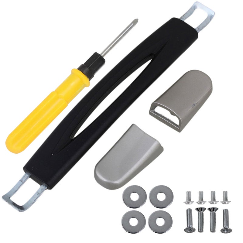 Doublelife Black Flexible Spare Strap Handle Grip 15cm Replacement for Suitcase Luggage Case (B24) - Image 1